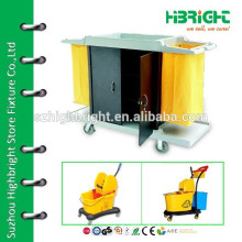 housekeeping cleaning service cart